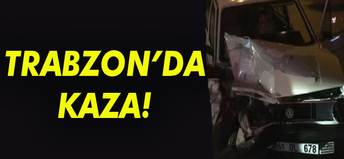Trabzon'da Kaza