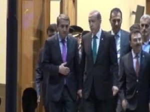 Hacıosmanoğlu, Cumhurbaşkanı Erdoğan'ı Karşıladı